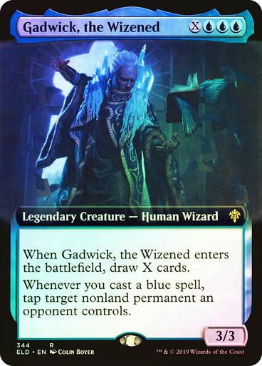 Gadwick, the Wizened [Extended Art Foil] #344 Magic Throne of Eldraine