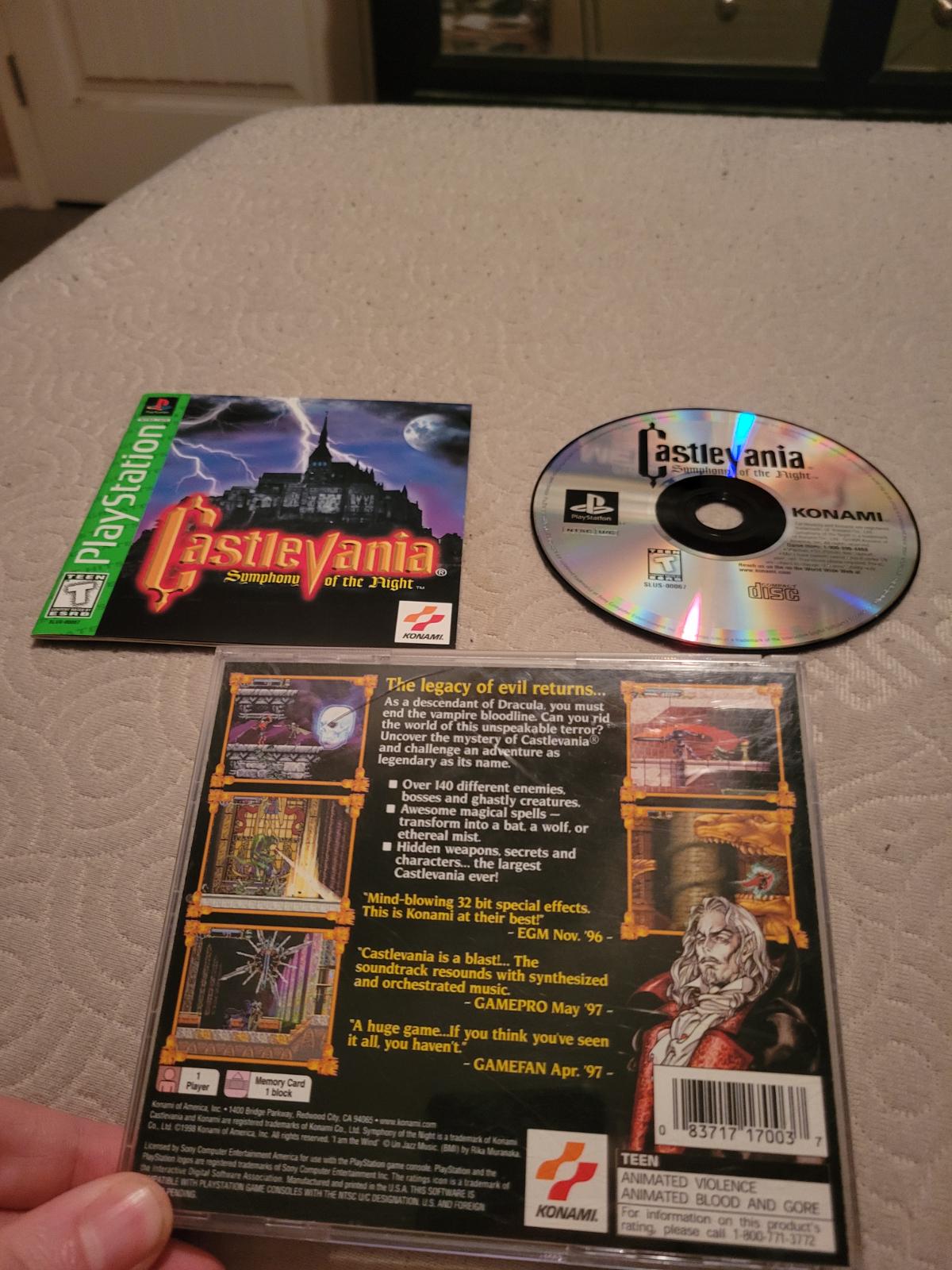 Castlevania Symphony of the Night [Greatest Hits] | Item, Box, and ...