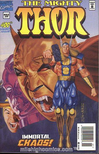 The Mighty Thor [Newsstand] #482 (1995) Cover Art