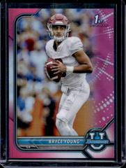 Bryce Young [Pink] Football Cards 2021 Bowman University Prices