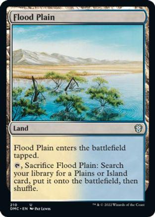 Flood Plain #210 Magic Dominaria United Commander