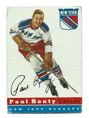 Paul Ronty Hockey Cards 1954 Topps Prices