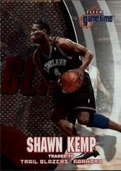Shawn Kemp Basketball Cards 2000 Fleer Game Time Prices