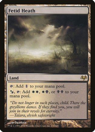 Fetid Heath [Foil] Magic Eventide