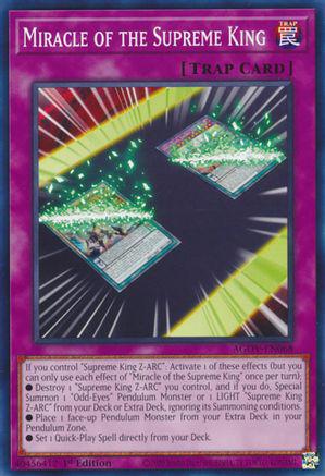 Miracle of the Supreme King AGOV-EN068 YuGiOh Age of Overlord