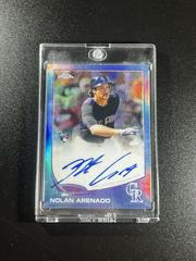 Nolan Arenado [Blue Refractor] #78 Baseball Cards 2013 Topps Chrome Rookie Autograph Prices