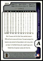 Back Of Card | Mark Grace Baseball Cards 2002 Upper Deck Victory