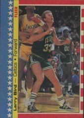 Larry Bird Basketball Cards 1987 Fleer Sticker Prices