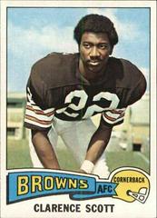 Clarence Scott Football Cards 1975 Topps Prices