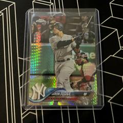 Aaron Judge [Batting Prism Refractor] Baseball Cards 2018 Topps Chrome Prices