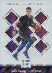 Luka Doncic #26 Basketball Cards 2018 Panini Status Rookie Credentials Prices
