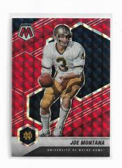 Joe Montana [Red] #10 Football Cards 2022 Panini Mosaic Draft Picks Prices