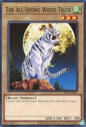 The All-Seeing White Tiger PSV-EN093 YuGiOh Pharaoh's Servant: 25th Anniversary