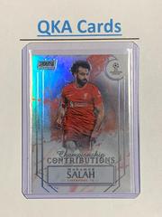 Mohamed Salah Soccer Cards 2021 Stadium Club Chrome UEFA Champions League Championship Contributions Prices