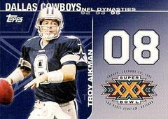 Troy Aikman #DYN-TA2 Football Cards 2008 Topps Dynasties Prices