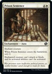 Prison Sentence #21 Magic Brother's War Prices