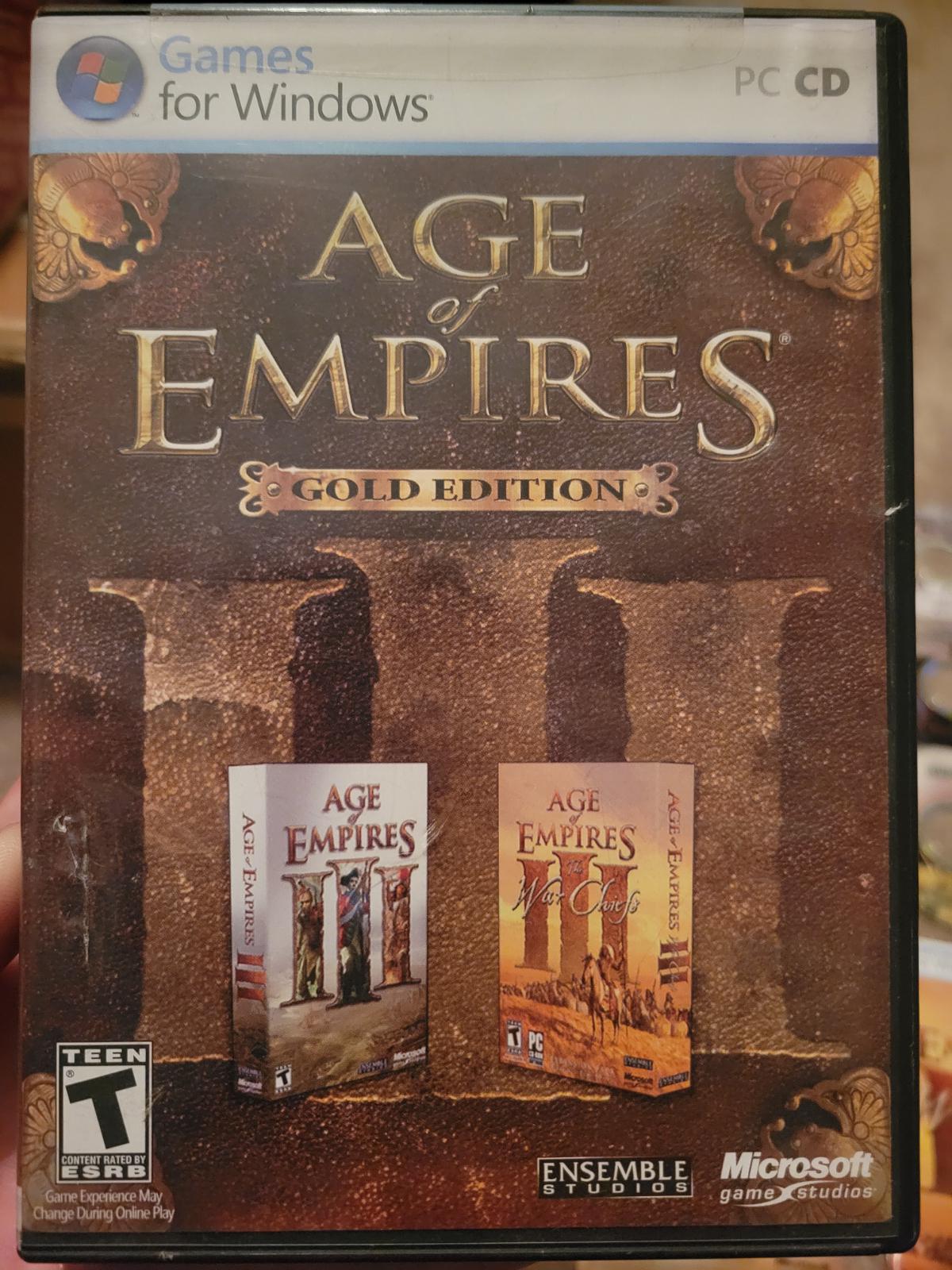 Age of Empires III [Gold Edition] | Item, Box, and Manual | PC Games