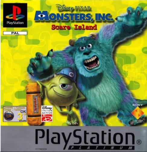 Monsters Inc [Platinum] PAL Playstation