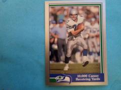 10,000 Career Receiving Yards #39 Football Cards 1989 Pacific Steve Largent Prices