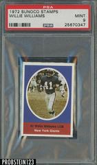 Willie Williams Football Cards 1972 Sunoco Stamps Prices