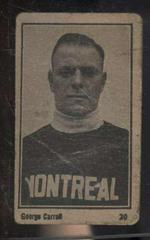 George Carroll #20 Hockey Cards 1924 V130 Maple Crispette Prices