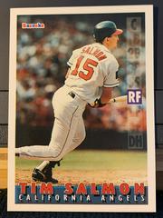 Tim Salmon #119 Baseball Cards 1995 Bazooka Prices