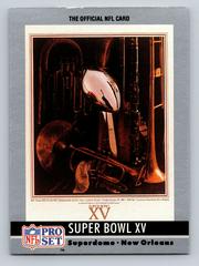 Super Bowl XV Football Cards 1990 Pro Set Prices