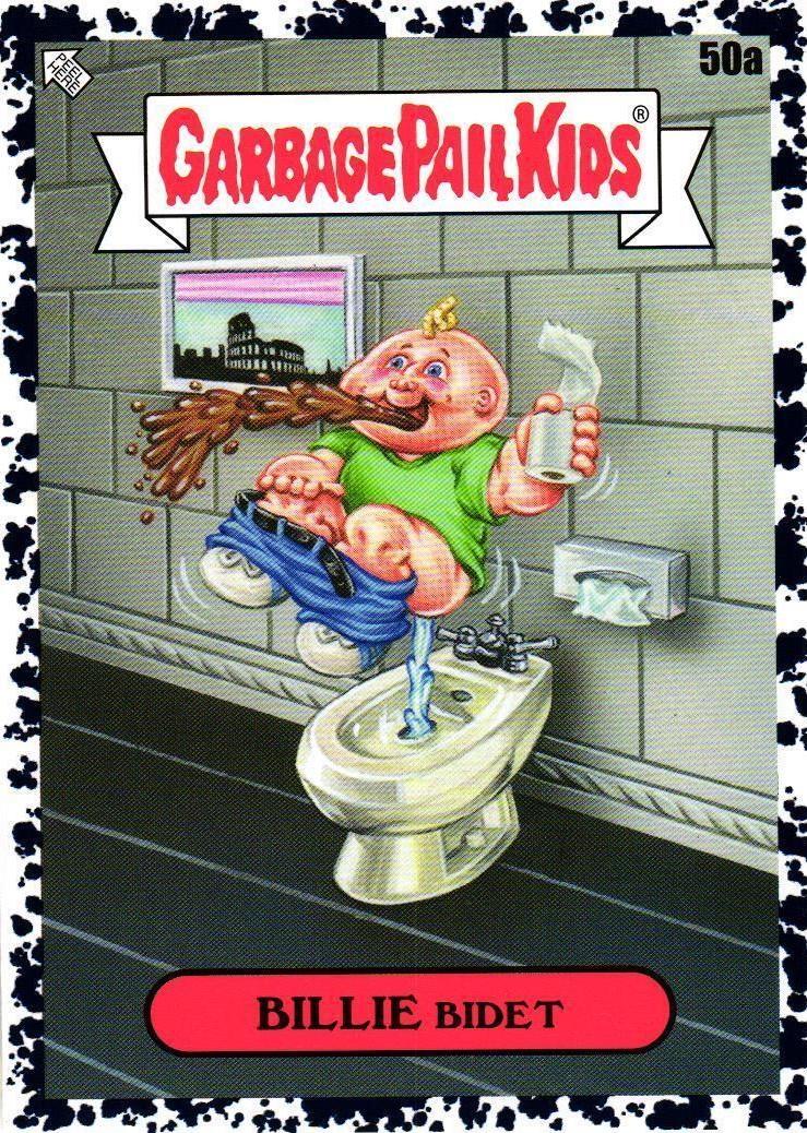 BILLIE Bidet [Black] #50a Garbage Pail Kids Go on Vacation