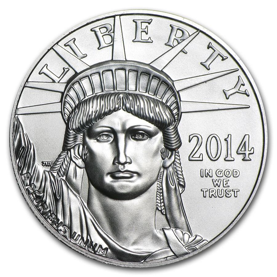 2014 Coins $100 American Platinum Eagle