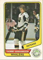 Thommy Abrahamsson #79 Hockey Cards 1976 O-Pee-Chee WHA Prices