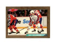 Eric Desjardins [Foil] #228 Hockey Cards 1992 Bowman Prices