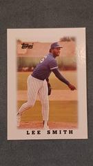 Lee Smith #44 Baseball Cards 1988 Topps Mini League Leaders Prices