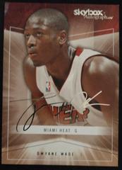 Dwayne Wade Basketball Cards 2004 Skybox Autographics Prices