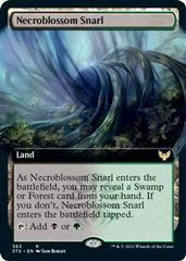 Necroblossom Snarl [Extended Art] Magic Strixhaven School of Mages Prices