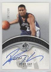 Rudy Gay [Rookie Authentics Autograph] Basketball Cards 2006 SP Authentic Prices