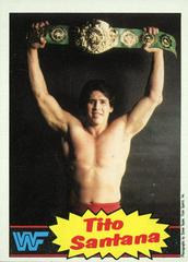 Tito Santana Wrestling Cards 1985 Topps WWF Prices