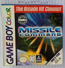 Box Front | Missile Command GameBoy Color