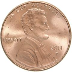 2011 D Coins Lincoln Shield Penny Prices