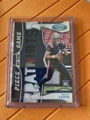 Bailey Zappe [Teal] Football Cards 2022 Panini Certified Piece of the Game Prices