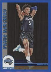 Paolo Banchero [Blue] Basketball Cards 2022 Panini Hoops Prices