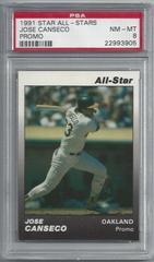 Jose Canseco [Promo] Baseball Cards 1991 Star All Stars Prices