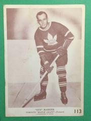 'Gus' Marker Hockey Cards 1940 O-Pee-Chee V301-2 Prices