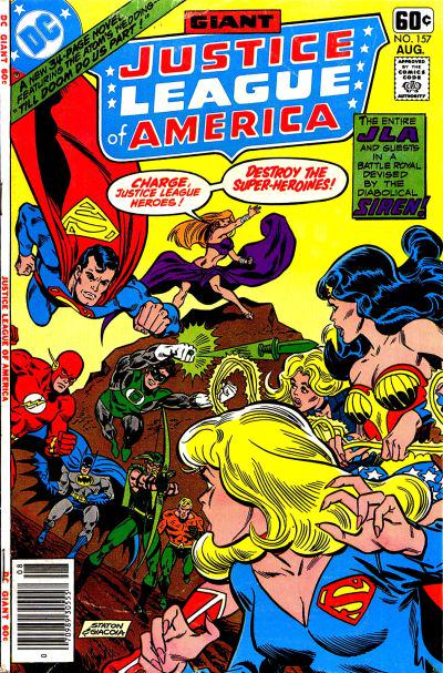 Justice League of America #157 (1978) Comic Books Justice League of America