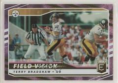 Terry Bradshaw [Pink] #FV7 Football Cards 2021 Panini Donruss Elite Field Vision Prices