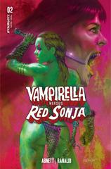 Vampirella vs. Red Sonja [Parrillo Ultraviolet] #2 (2022) Comic Books Vampirella vs. Red Sonja Prices