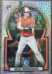 Adley Rutschman [Mega Box Mojo Refractor] #ROYF-4 Baseball Cards 2023 Bowman Chrome Rookie of the Year Favorites Prices