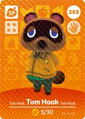 Tom Nook #203 [Animal Crossing Series 3] Amiibo Cards Prices