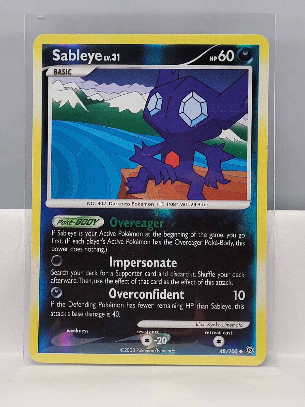 Sableye [Reverse Holo] Ungraded Pokemon Stormfront