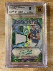 Josh Allen [Patch Autograph Neon Green] #204 Football Cards 2018 Panini Spectra Prices