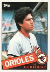 Todd Cruz #366 Baseball Cards 1985 Topps Prices